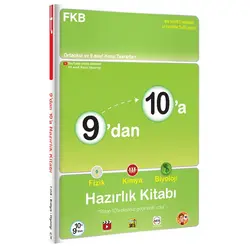 9’dan 10’a Fizik Kimya Biyoloji Hazırlık Kitabı Tonguç Akademi