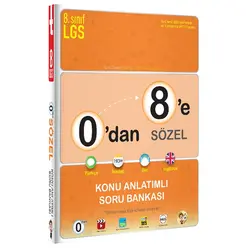 0’dan 8’e Sözel Konu Anlatımlı Soru Bankası Tonguç Akademi