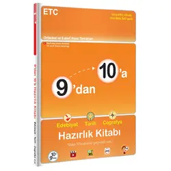9’dan 10’a Edebiyat Tarih Coğrafya Hazırlık Kitabı Tonguç Akademi