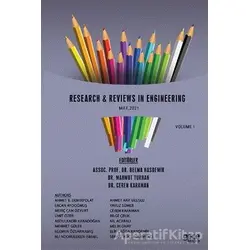 Research Reviews in Engineering Volume 1, May - Belma Hasdemir - Gece Kitaplığı