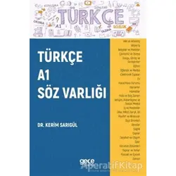 Türkçe A1 Söz Varlığı - Kerim Sarıgül - Gece Kitaplığı