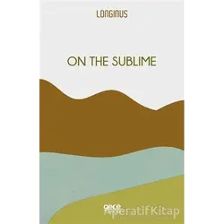 On The Sublime - Longinus - Gece Kitaplığı