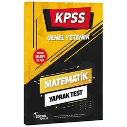 Doktrin 2022 KPSS Matematik Yaprak Test