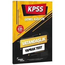 Doktrin 2022 KPSS Vatandaşlık Yaprak Test
