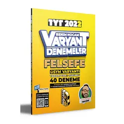 Benim Hocam 2022 TYT Felsefe Tamamı Video Çözümlü 40 Deneme Sınavı