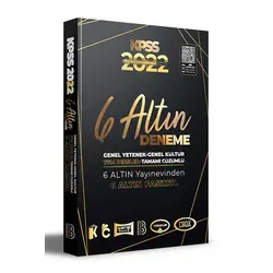 Benim Hocam 2022 KPSS Genel Yetenek Genel Kültür Tamamı Çözümlü 6 Altın Deneme