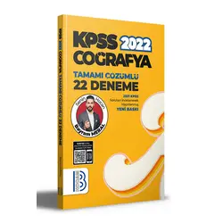 Benim Hocam 2022 KPSS Coğrafya Tamamı Çözümlü 22 Deneme