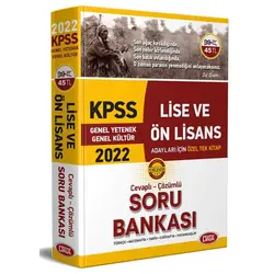 Data 2022 KPSS Lise ve Ön Lisans Cevaplı Çözümlü Soru Bankası