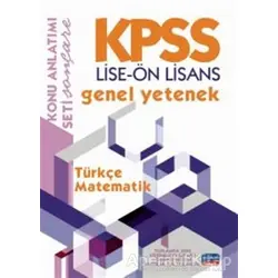 KPSS Lise - Ön Lisans Genel Yetenek Konu Anlatımı / Türkçe - Matematik