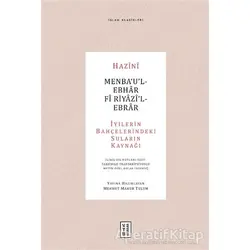 Menba‘u’l-Ebhar Fi Riyazi’l-Ebrar - Hazini - Ketebe Yayınları