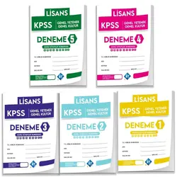 KR Akademi 2022 KPSS Genel Yetenek Genel Kültür 5 li Deneme Paketi