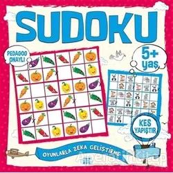 Çocuklar İçin Sudoku Kes Yapıştır (5+ Yaş) - Kolektif - Dokuz Çocuk