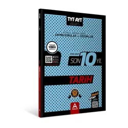 A Yayınları TYT AYT Tarih Son 10 Yıl Çıkmış Sorular 2012-2021