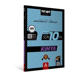 A Yayınları TYT AYT Kimya Son 10 Yıl Çıkmış Sorular 2012-2021