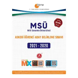 A Yayınları 2021 2020 MSÜ Tıpkı Basım Deneme Sınavı