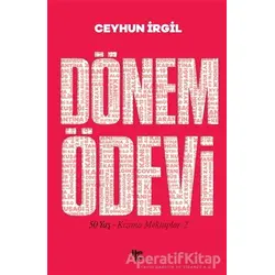 Dönem Ödevi - Ceyhun İrgil - Halk Kitabevi