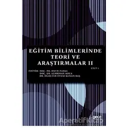 Eğitim Bilimlerinde Teori ve Araştırmalar 2 Cilt 1 - Onur Zahal - Gece Kitaplığı
