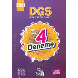 2021 DGS 4 Deneme Yeni Trend Yayınları