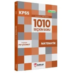 Kaplan Akademi 2021 KPSS Matematik 1010 Seçkin Soru Bankası PDF Çözümlü