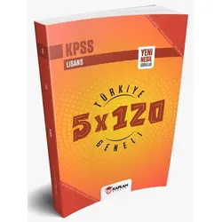 Kaplan Akademi 2021 KPSS Genel Yetenek Genel Kültür Türkiye Geneli 5x120 Deneme Pdf Çözümlü