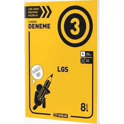 Hız Yayınları 8. sınıf LGS 3 Genel Deneme