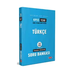 Data KPSS Optimum Jüri Serisi Türkçe Çözümlü Soru Bankası