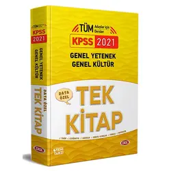 2021 KPSS Tüm Adaylar İçin Tek Kitap Data Yayınları