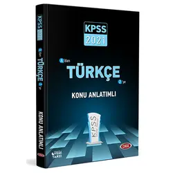 2021 KPSS Türkçe Konu Anlatımlı Data Yayınları