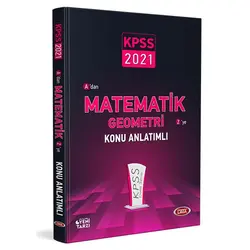 2021 KPSS Matematik Konu Anlatımlı Data Yayınları