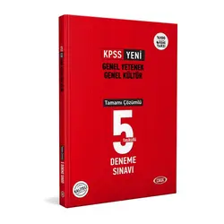 Data KPSS Genel Yetenek Genel Kültür Çözümlü 5 Deneme