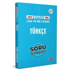2022 KPSS Lise & Ön Lisans Türkçe Soru Bankası Data Yayınları