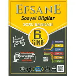 Efsane 2021 6. Sınıf Sosyal Bilgiler Soru Bankası