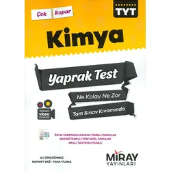 TYT Kimya Yaprak Test Miray Yayınları