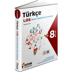 8. Sınıf LGS Türkçe Beceri Temelli Soru Bankası Aydın Yayınları