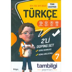 7.Sınıf Türkçe 2li Doping Set Tambilgi Yayınları