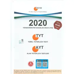 ÖSYM 2020 TYT AYT Video Çözümlü Tıpkı Basım Orijinal Çıkmış Sorular A Yayınları