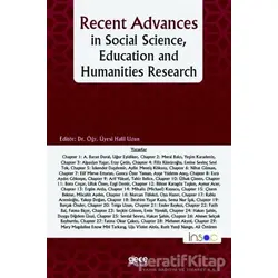 Recent Advances in Social Science, Education and Humanities Research