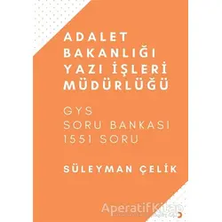 Adalet Bakanlığı Yazı İşleri Müdürlüğü - Süleyman Çelik - Cinius Yayınları