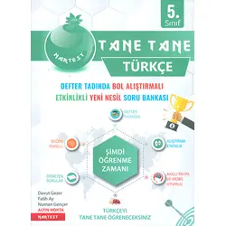 5.Sınıf Türkçe Defter Tadında Soru Bankası Nartest Yayınevi