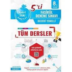 Nartest 8. Sınıf Tüm Dersler 5 li Fasikül Deneme Sınavı