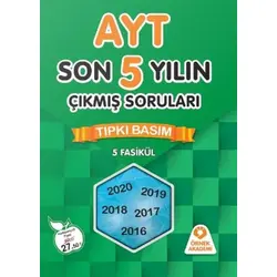 Örnek Akademi 2021 AYT Tıpkı Basım Son 5 Yılın Çıkmış Soruları 5 Fasikül