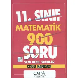 11.Sınıf Matematik Soru Bankası Çapa Yayınları