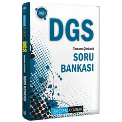 Pegem 2021 DGS Tamamı Çözümlü Soru Bankası