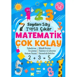 Sayıları Say Topla Çıkar Matematik Çok Kolay 5-6 Yaş Ema Çocuk