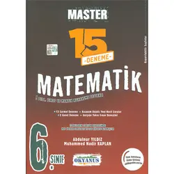 Okyanus 6. Sınıf Master 15 Matematik Denemesi