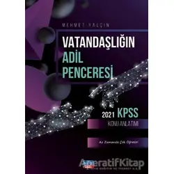 Vatandaşlığın Adil Penceresi 2021 KPSS Konu Anlatımı - Mehmet Yalçın - Nobel Sınav Yayınları