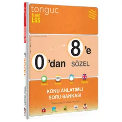 Tonguç 0dan 8e Sözel Konu Anlatımlı Soru Bankası