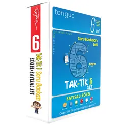Tonguç 6.Sınıf Taktikli Tüm Dersler Soru Bankası Seti
