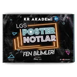 KR Akademi LGS Fen Bilimleri Poster Notlar