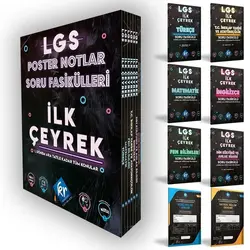 KR Akademi LGS İlk Çeyrek Poster Notlar Soru Fasikülleri